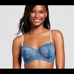Thirdlove balconette memory fit lace bra
